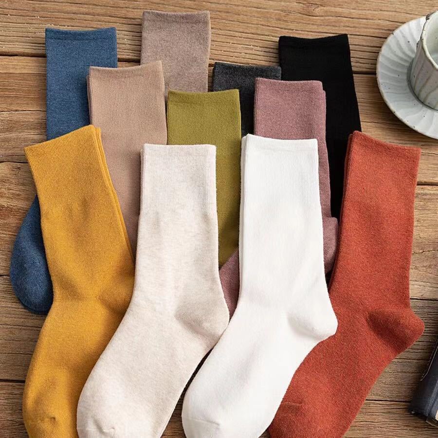 10 Pairs Breathable Comfort Creative Jacquard Needle Pile Pose Socks Direct Supply